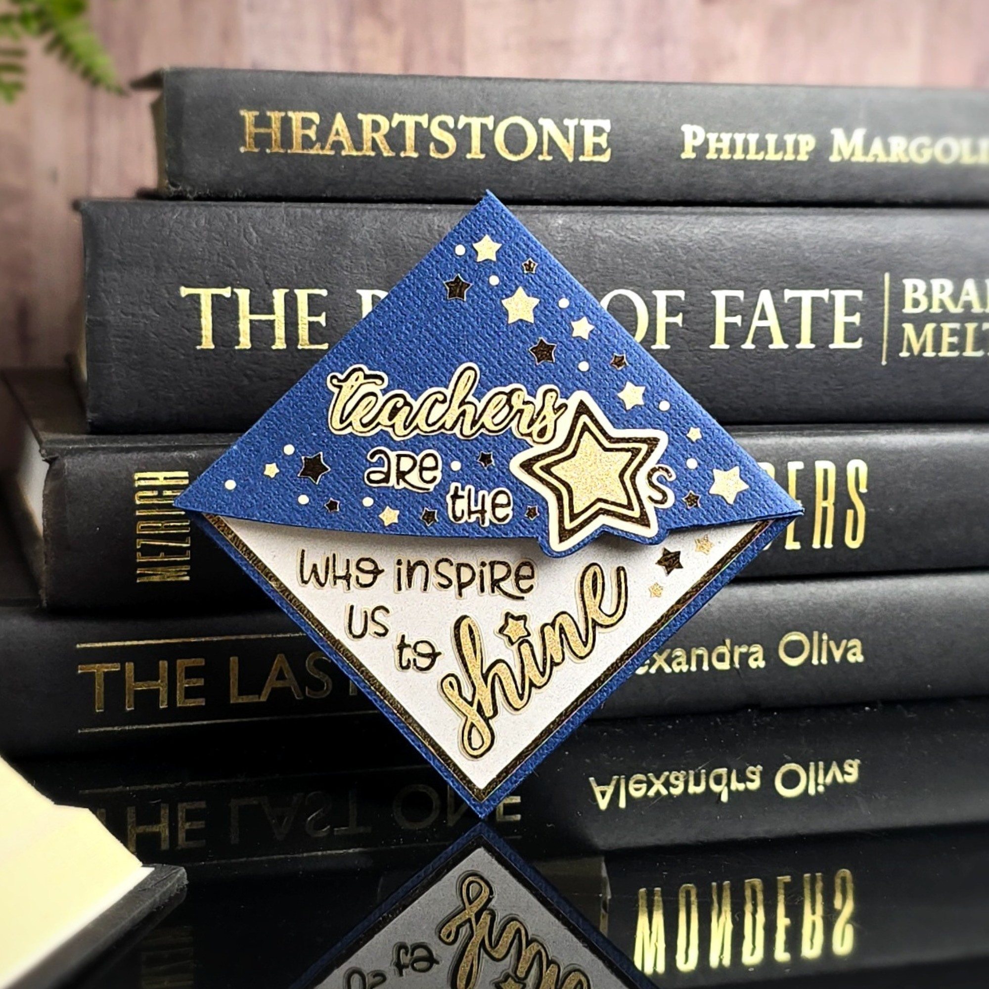 Teachers are Stars Signature Corner Bookmark