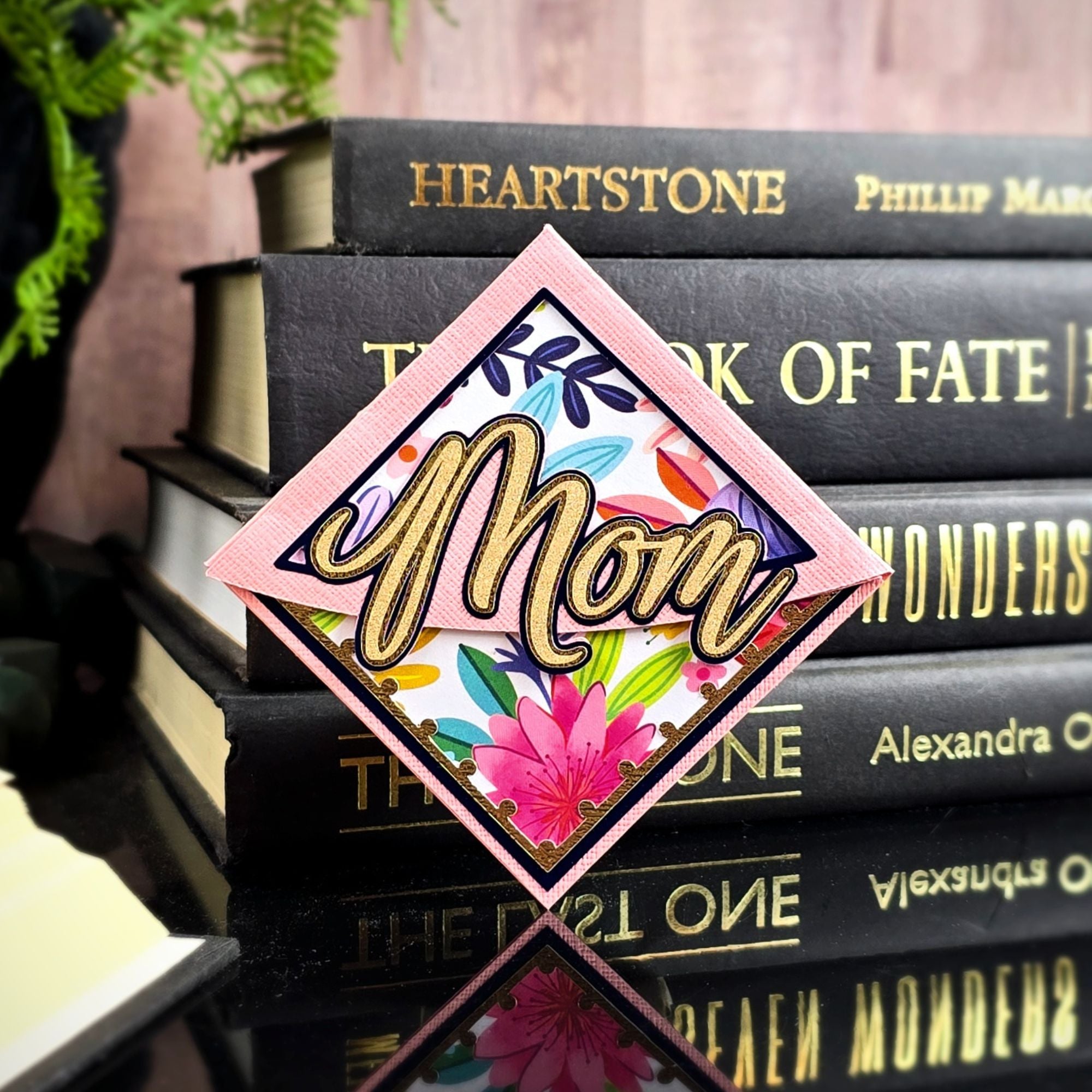 Mom Signature Corner Bookmark
