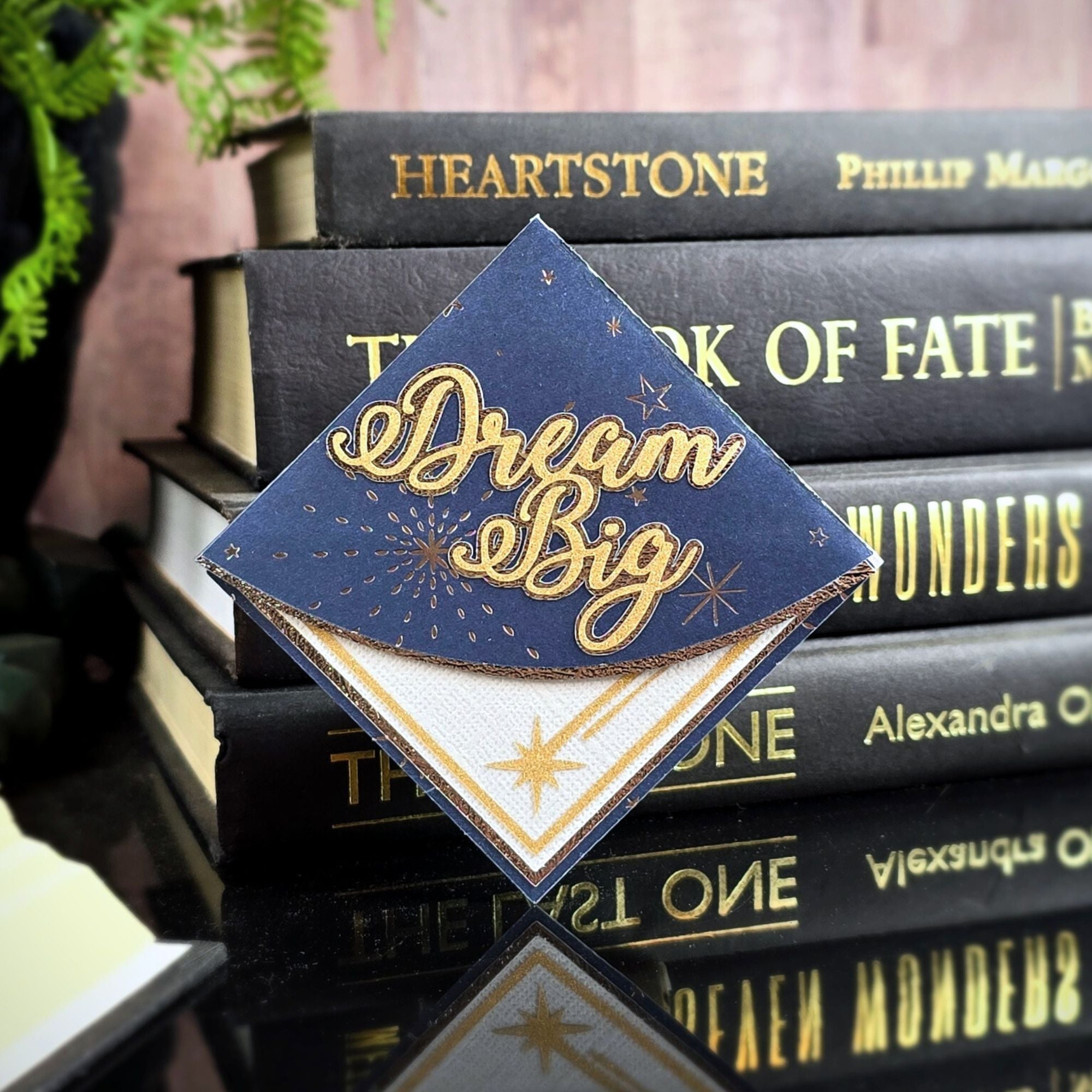 Dream Big Starry Signature Corner Bookmark