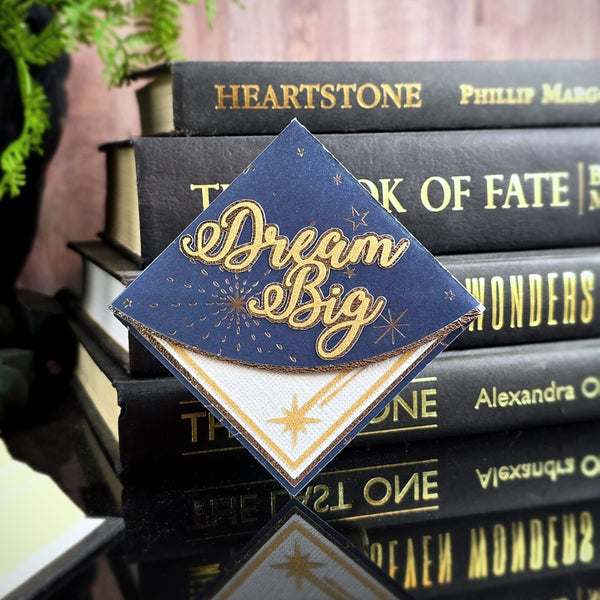 Dream Big Starry Signature Corner Bookmark