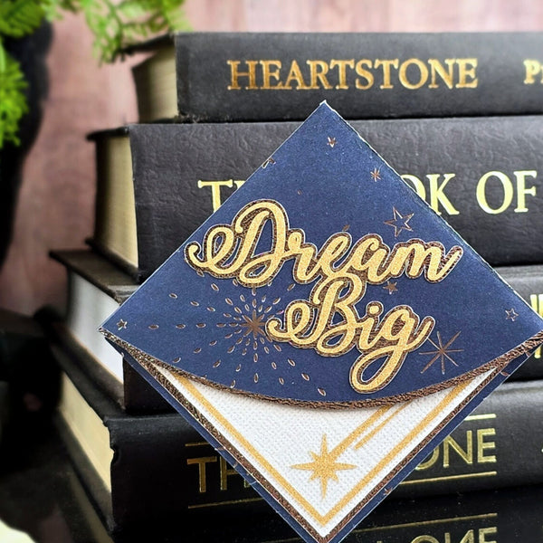 Dream Big Starry Signature Corner Bookmark