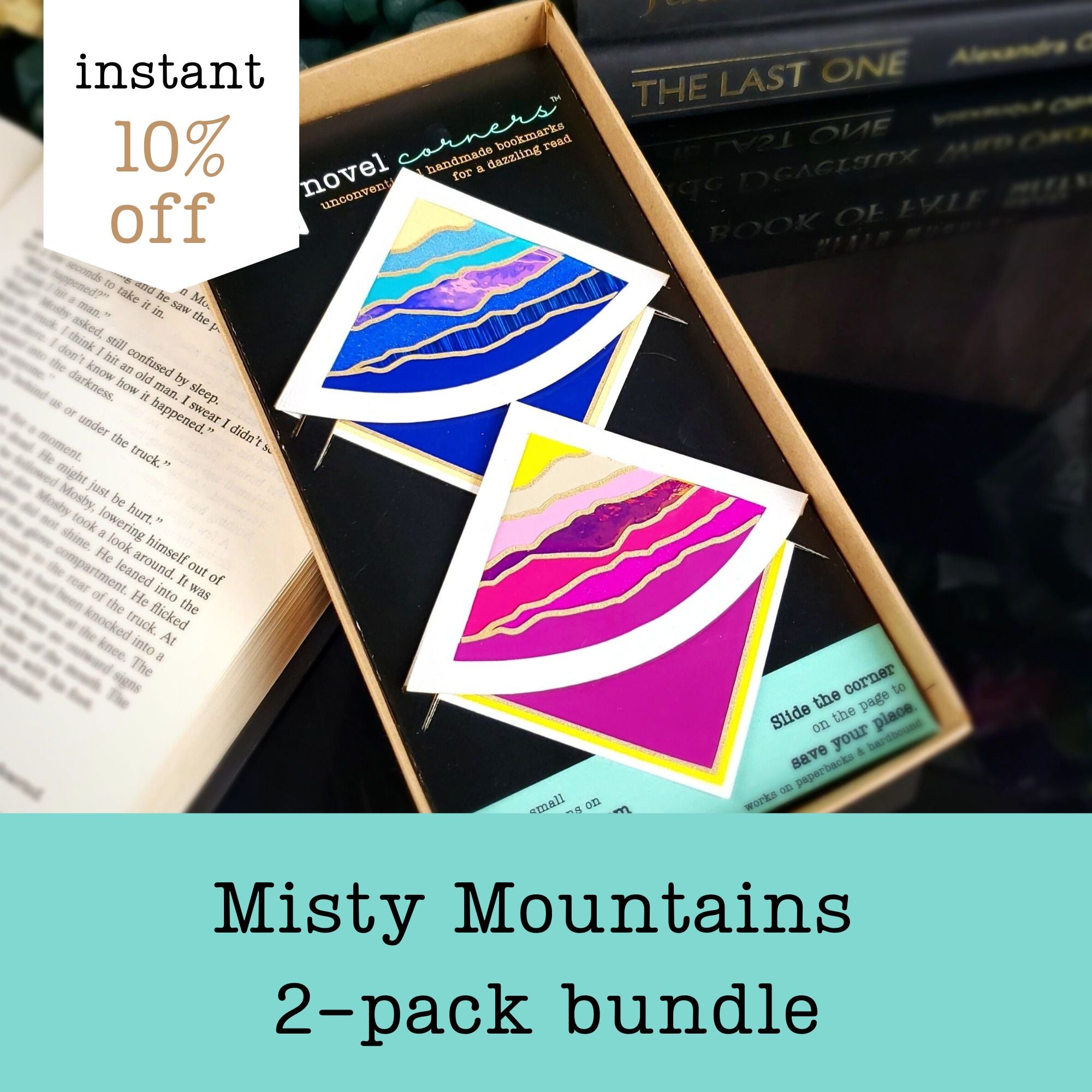 Blue Mountains Signature Corner Bookmark