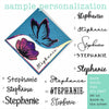 Keep Flying Teal Butterfly Signature Bookmark + Card Gift Set