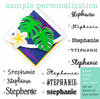 Monstera Plumeria Deluxe Corner Bookmark