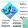 Mermaid Waves Deluxe Corner Bookmark