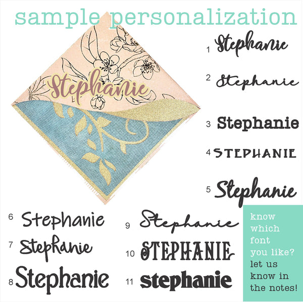 Bloom Signature Corner Bookmark