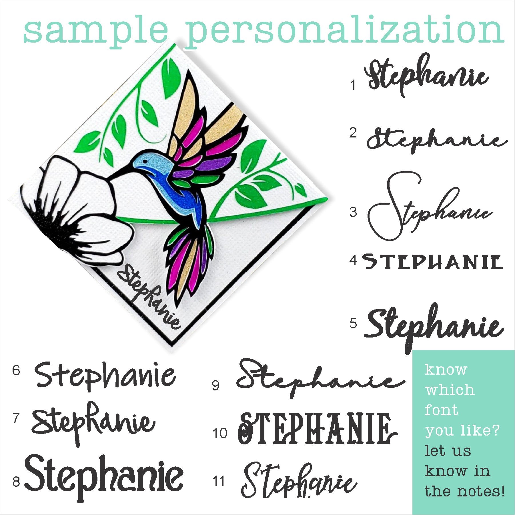 Hummingbird Deluxe Corner Bookmark