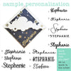 Night Sky Stars Signature Corner Bookmark