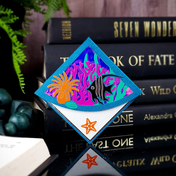 Undersea Haven Deluxe Handmade Corner Bookmark