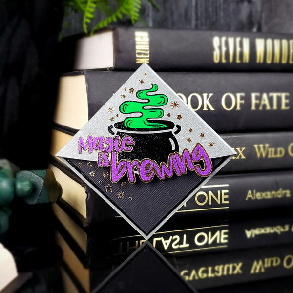 Magic is Brewing Signature Corner Bookmark