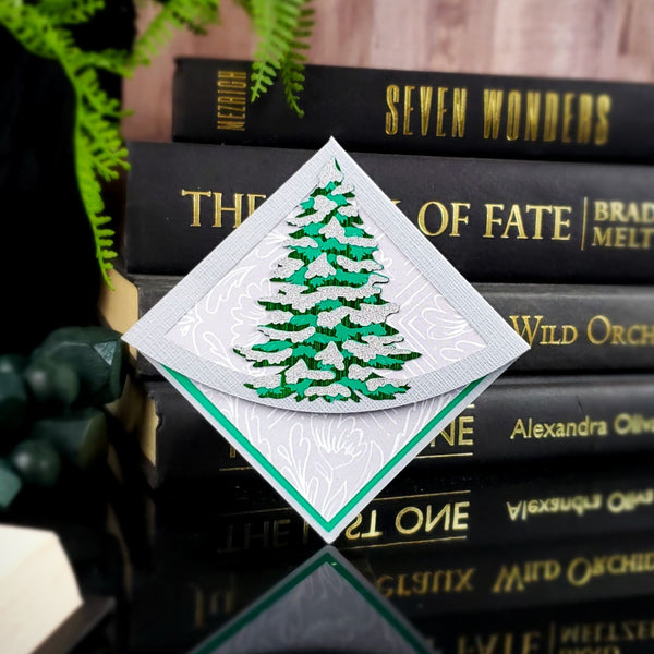 Snowy Tree Signature Corner Bookmark