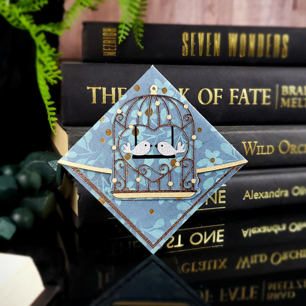 Birdcage Signature Corner Bookmark