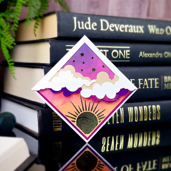 Sunset Skies Deluxe Corner Bookmark