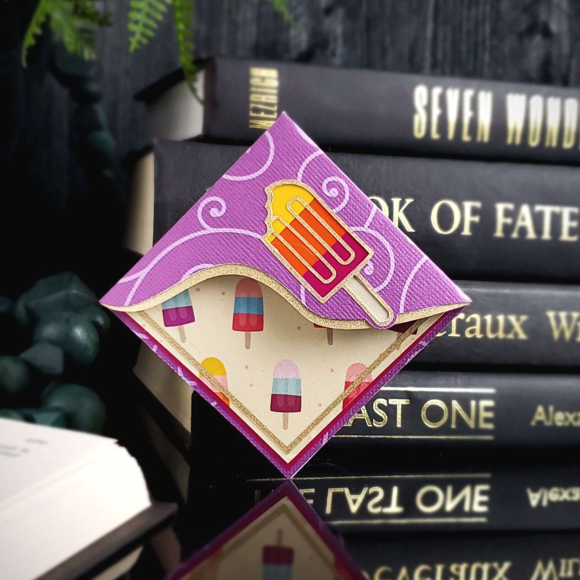 Popsicle Signature Corner Bookmark