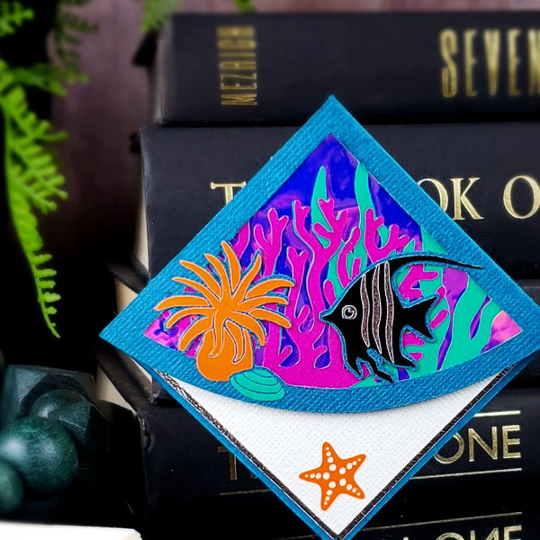 Undersea Haven Deluxe Handmade Corner Bookmark