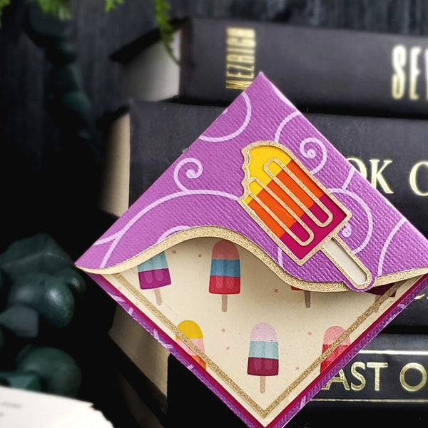 Popsicle Signature Corner Bookmark