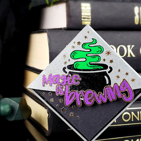 Magic is Brewing Signature Corner Bookmark