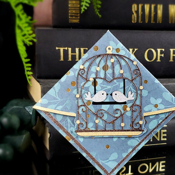 Birdcage Signature Corner Bookmark