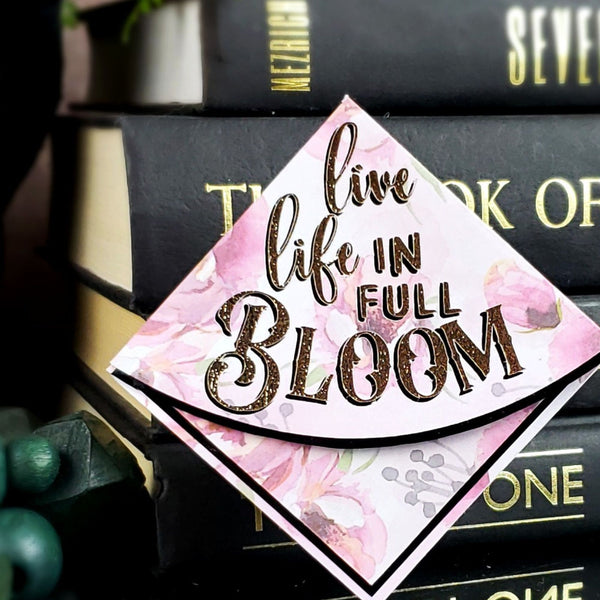 Life in Bloom Signature Corner Bookmark