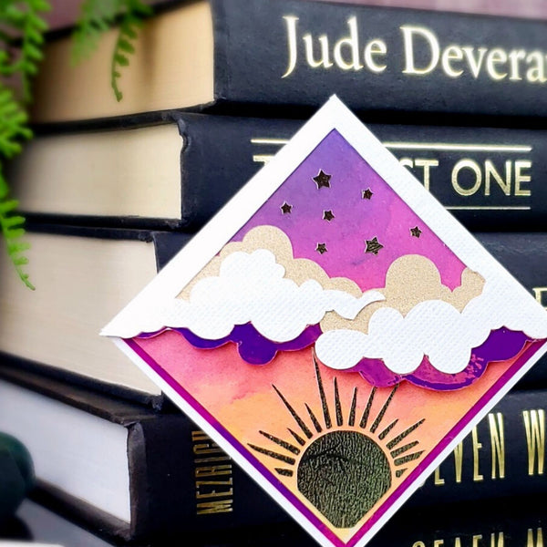 Sunset Skies Deluxe Corner Bookmark