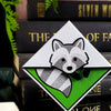 Raccoon Signature Corner Bookmark
