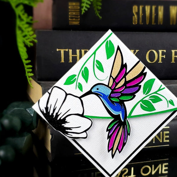 Hummingbird Deluxe Corner Bookmark