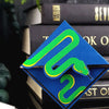 Green Grass Snake Signature Corner Bookmark