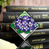 Stained Glass Hydrangea Deluxe Handmade Corner Bookmark
