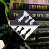 Black Chess Signature Corner Bookmark
