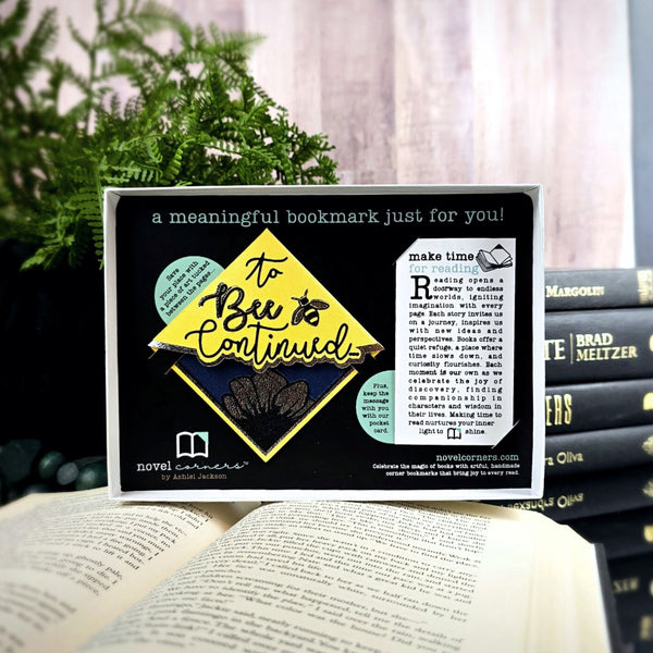 Make Time for Reading Deluxe Bookmark + Card Gift Set