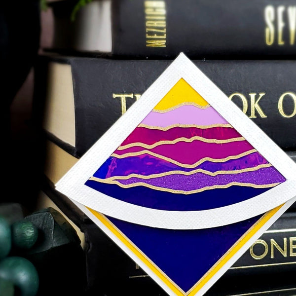 Purple Mountains Signature Corner Bookmark