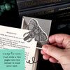 Geo Elephant Deluxe Corner Bookmark