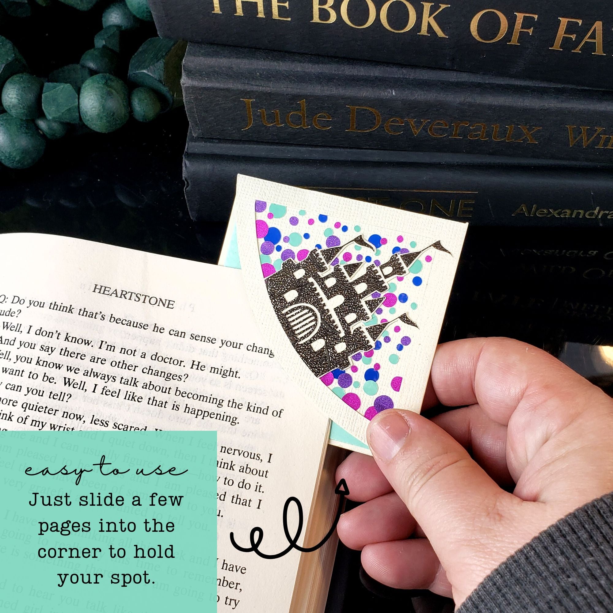 Fairytale Castle Deluxe Corner Bookmark