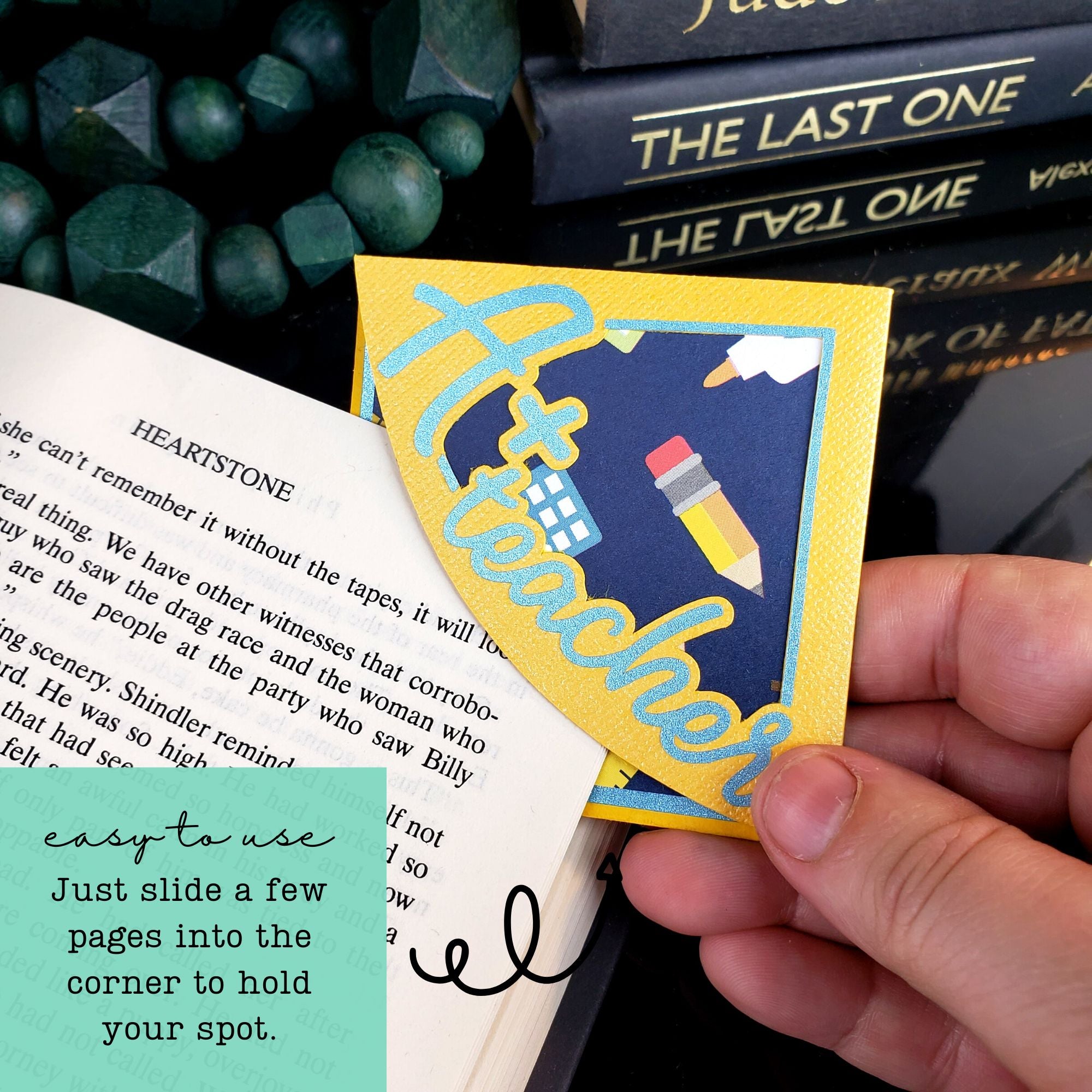 A+ Teacher Signature Corner Bookmark