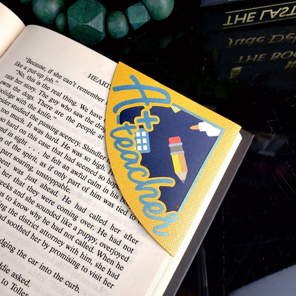 A+ Teacher Signature Corner Bookmark