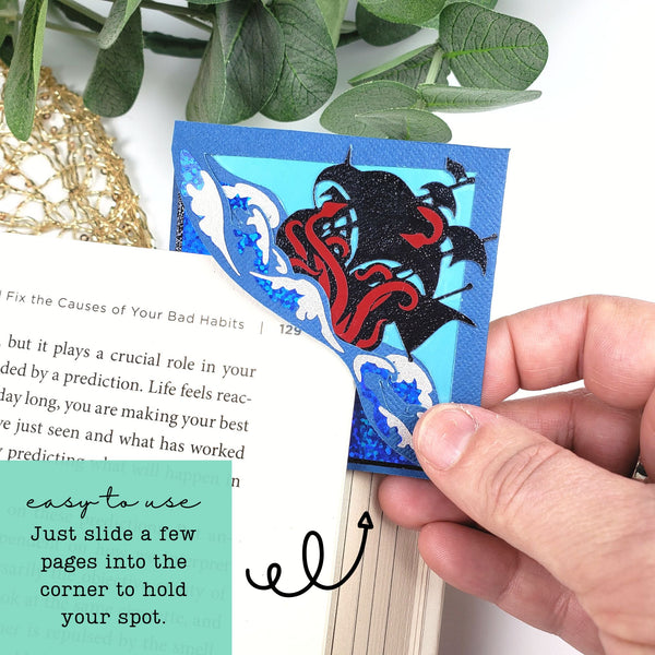 Custom Designed Paper Corner Bookmark