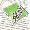 Green Leaves Signature Corner Bookmark