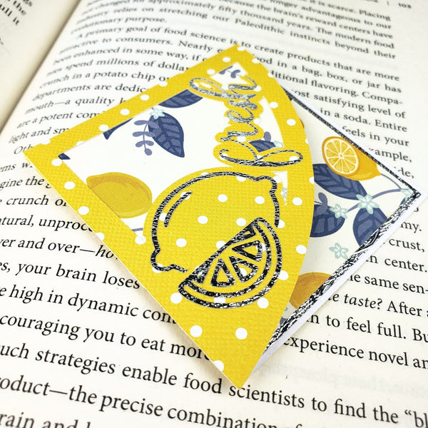 Lemon Fresh Signature Corner Bookmark