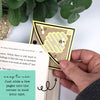 Bee Beehive Signature Corner Bookmark