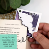 Galaxy Night Stars Signature Corner Bookmark