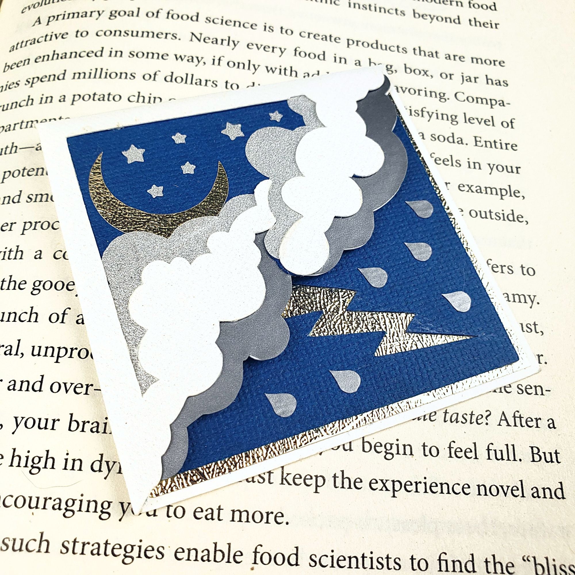 Stormy Skies Signature Corner Bookmark