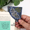 Geo Owl Deluxe Corner Bookmark
