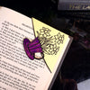 Teacup Flowers Signature Corner Bookmark