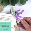 Lavender Bouquet Deluxe Corner Bookmark