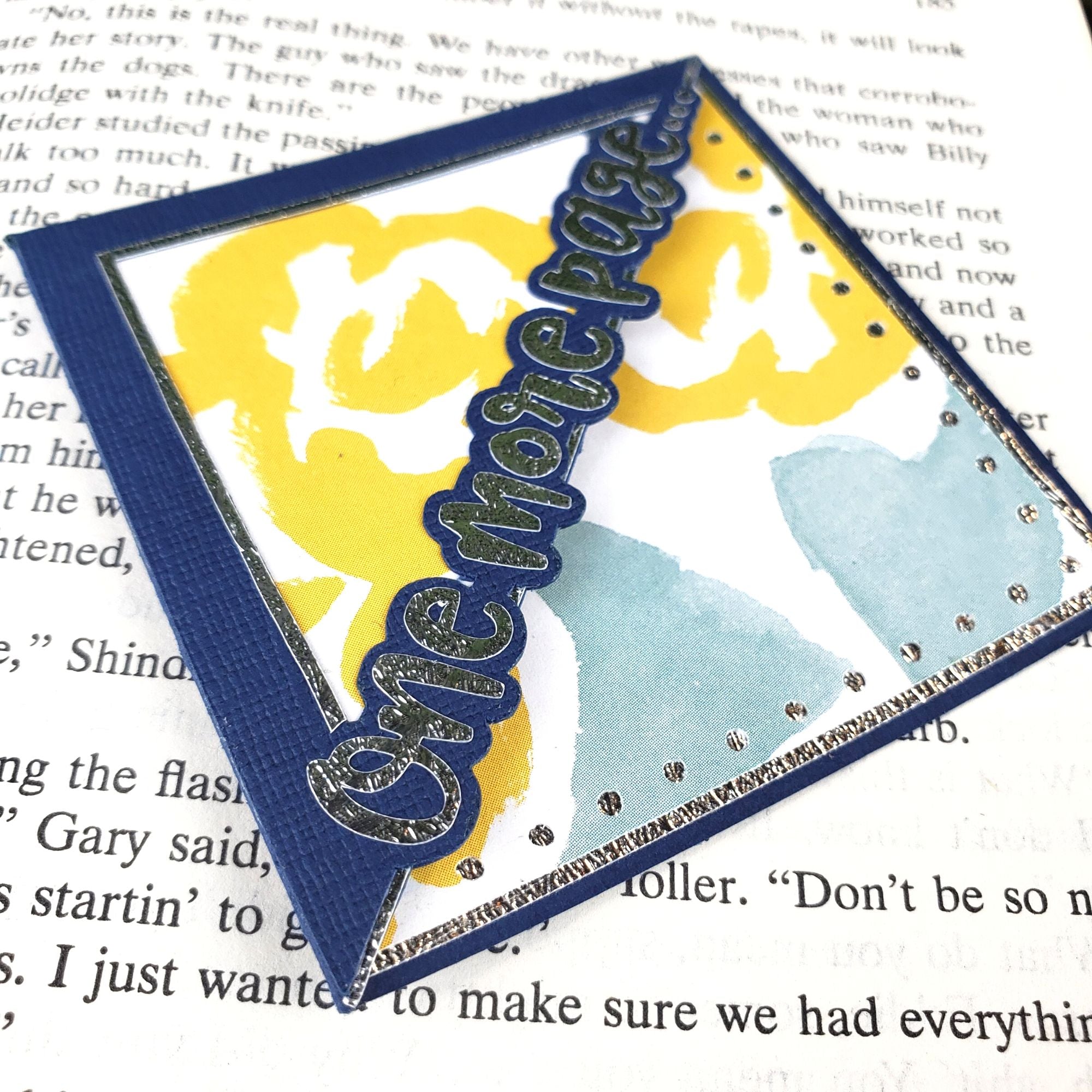 One More Page Signature Corner Bookmark