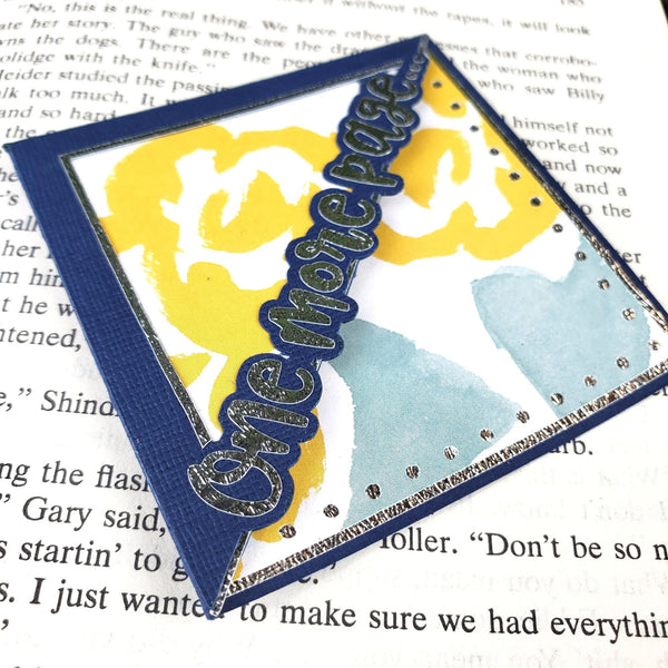 One More Page Signature Corner Bookmark