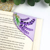 Lavender Bouquet Deluxe Corner Bookmark