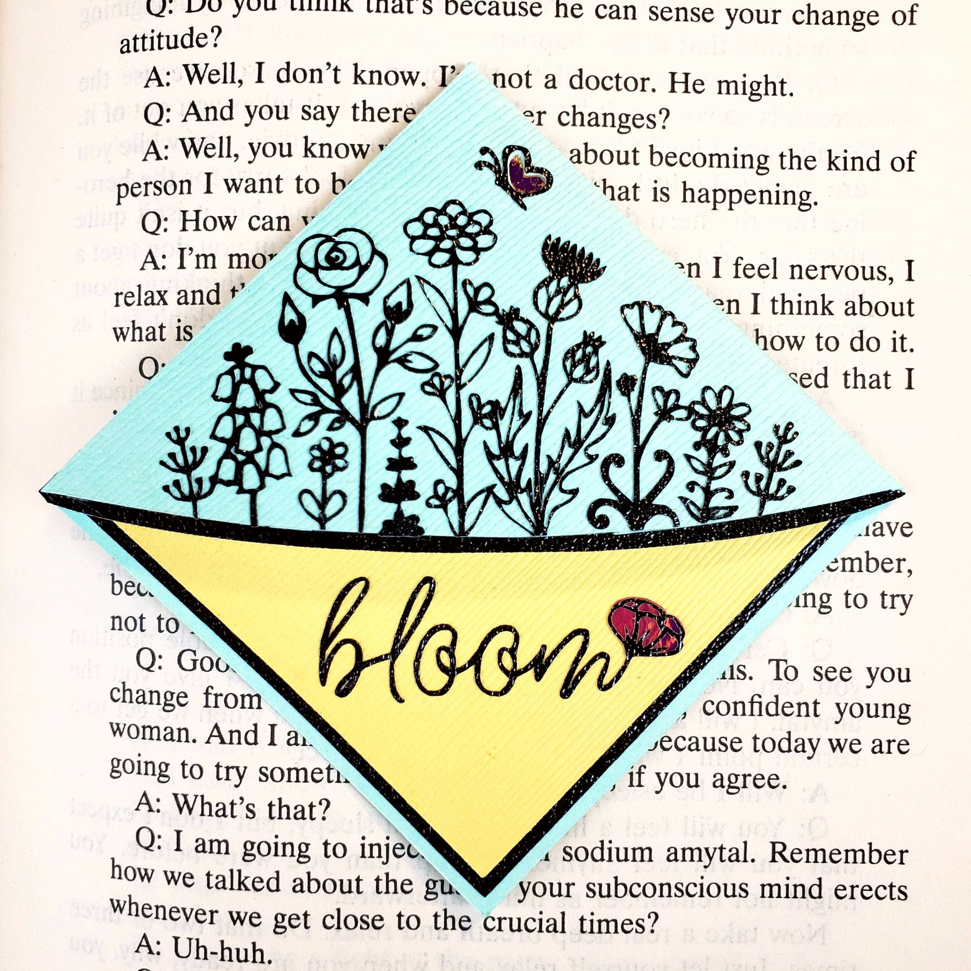 Blooming Wildflowers Deluxe Corner Bookmark