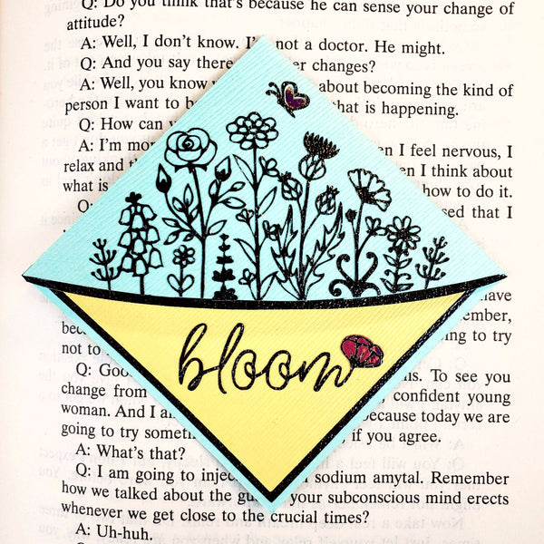 Blooming Wildflowers Deluxe Corner Bookmark