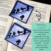 Birds on a Wire Signature Corner Bookmark